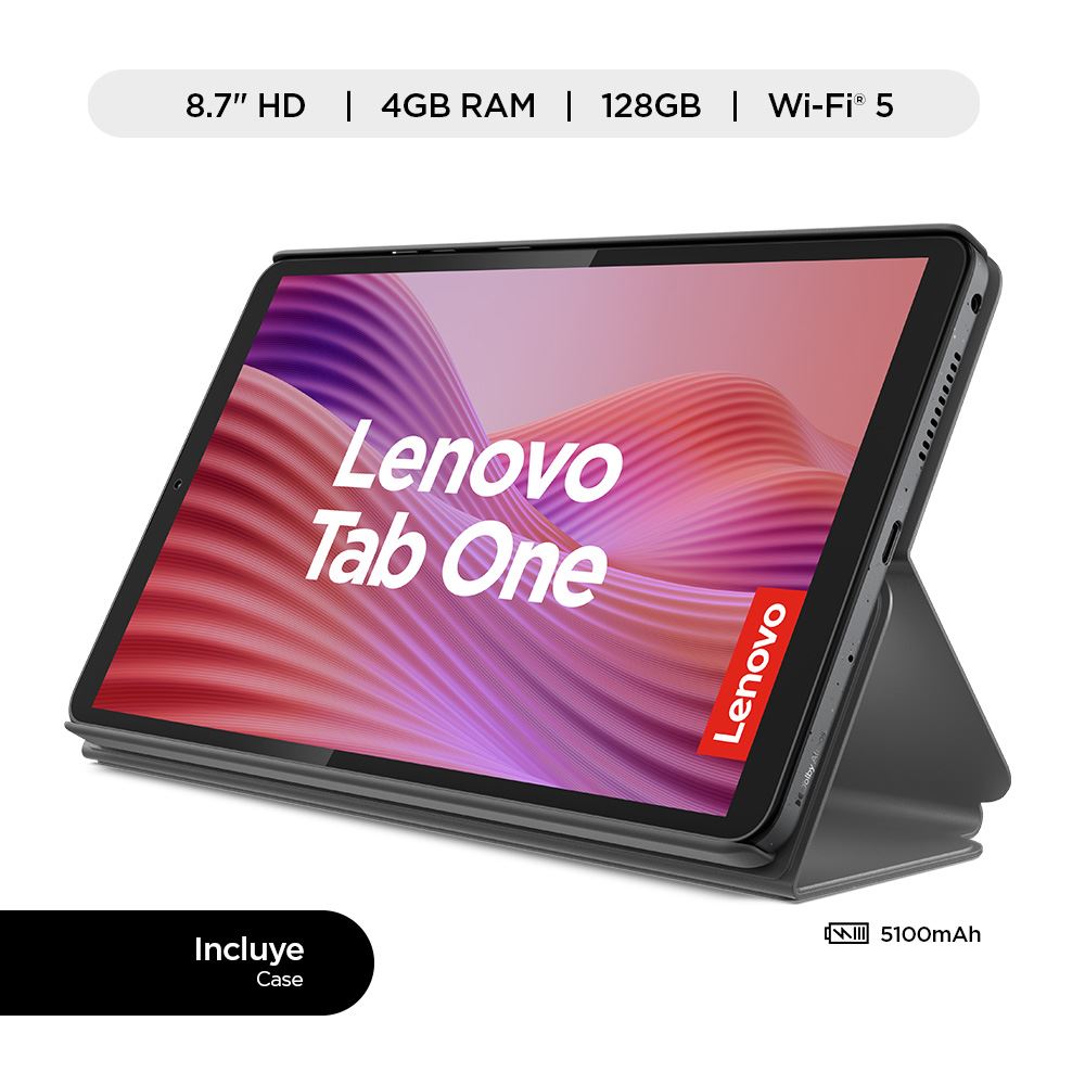 Tablet Lenovo 8.7" Tab One 128GB 4GB + Case
