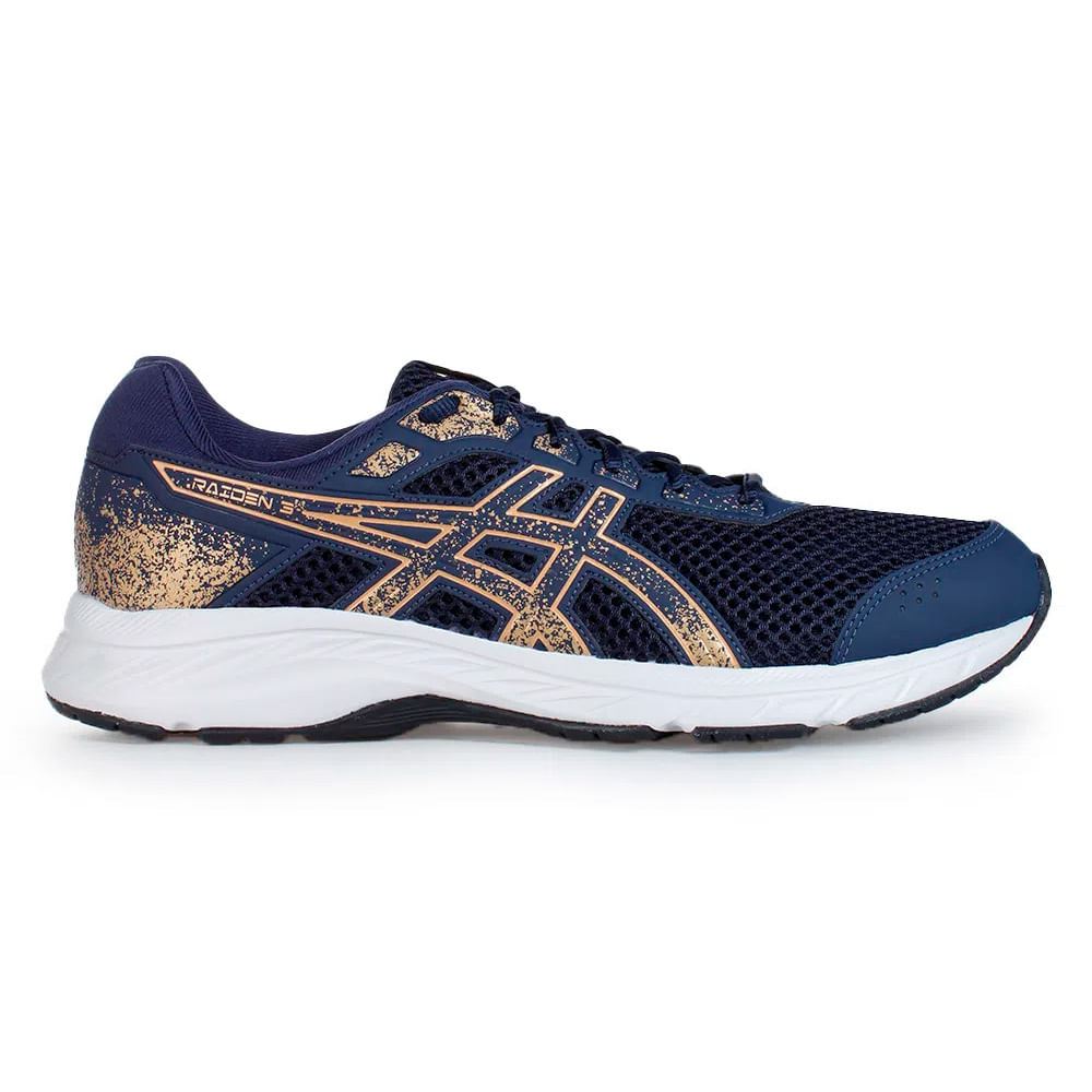 Asics Zapatillas ASICS Raiden 3 Midnight Pure Gold Hombre Juntoz