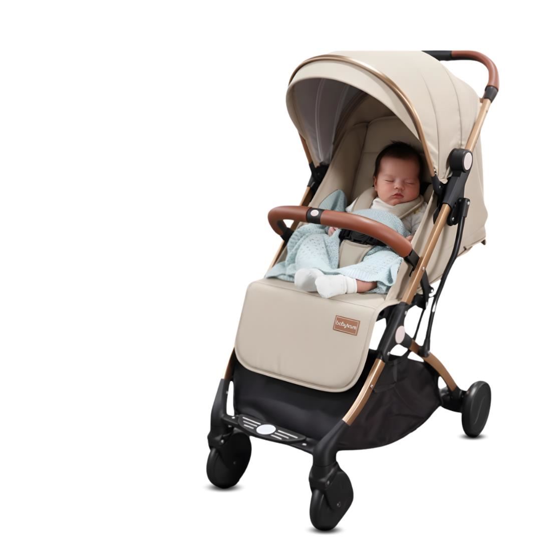 Coche Maleta de Paseo «SEKKI GOLD» Versión Limitada Beige