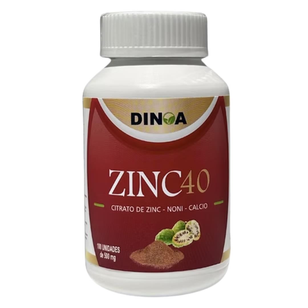 Zinc 40 X 100 Cápsulas- Defensas /regeneración Celular