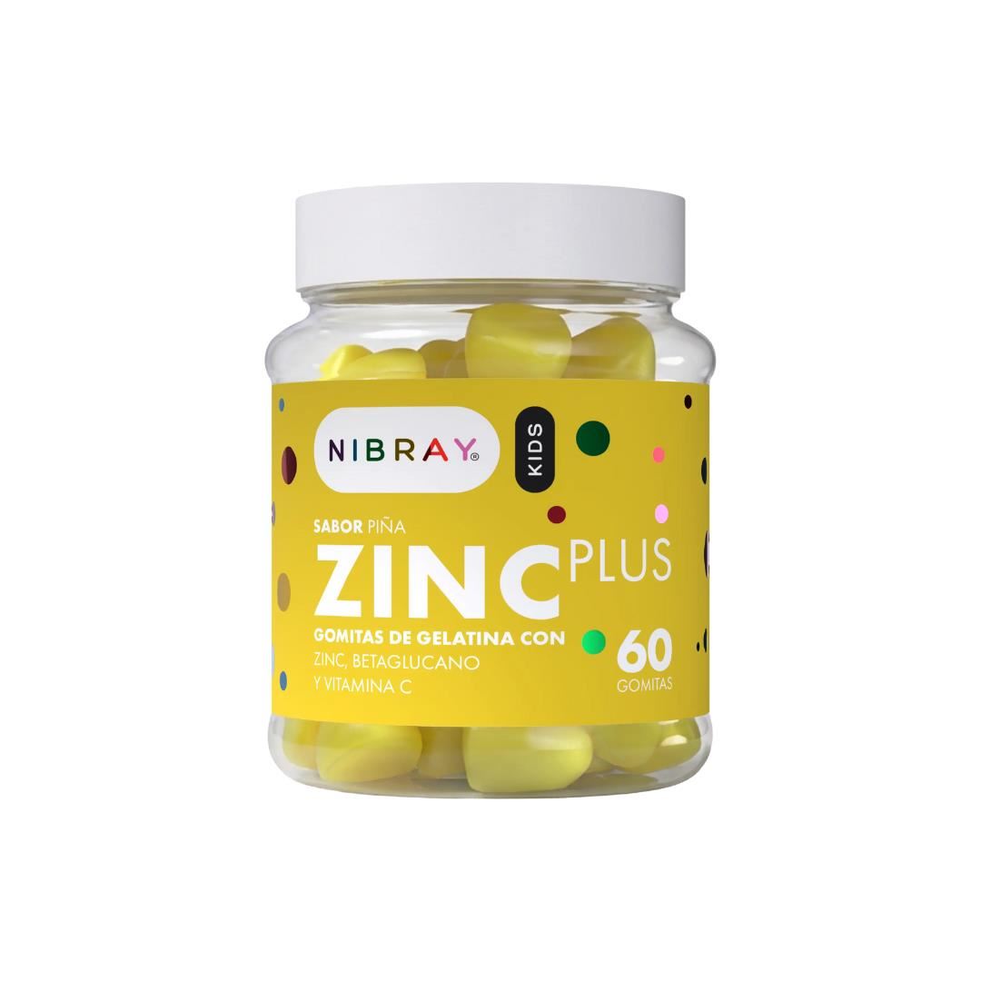 Zinc Betaglucano Vitamina C Nibray Kids Sabor Piña