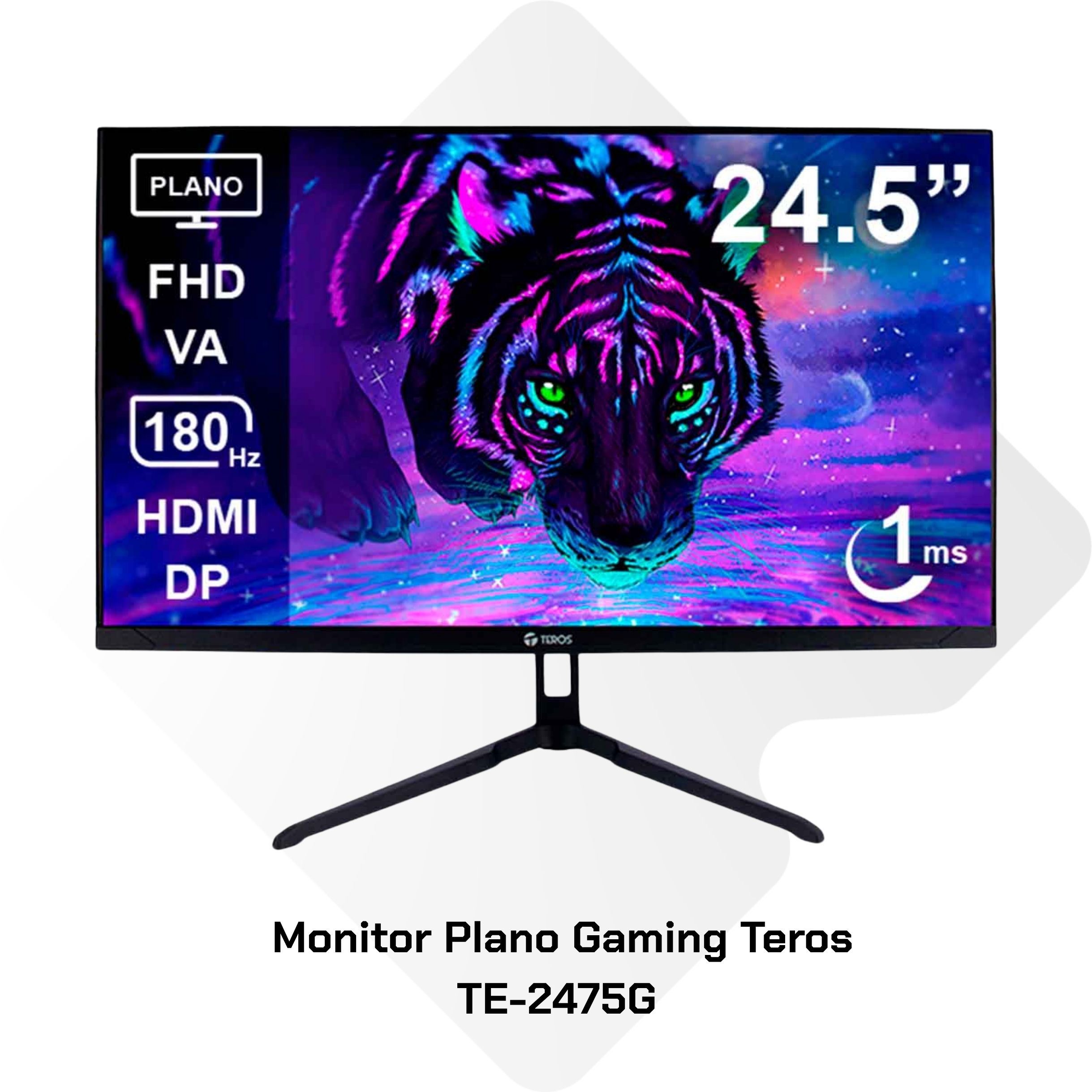Monitor Gamer Teros TE-2475G 24.5″ FHD VA 180 Hz 1 ms