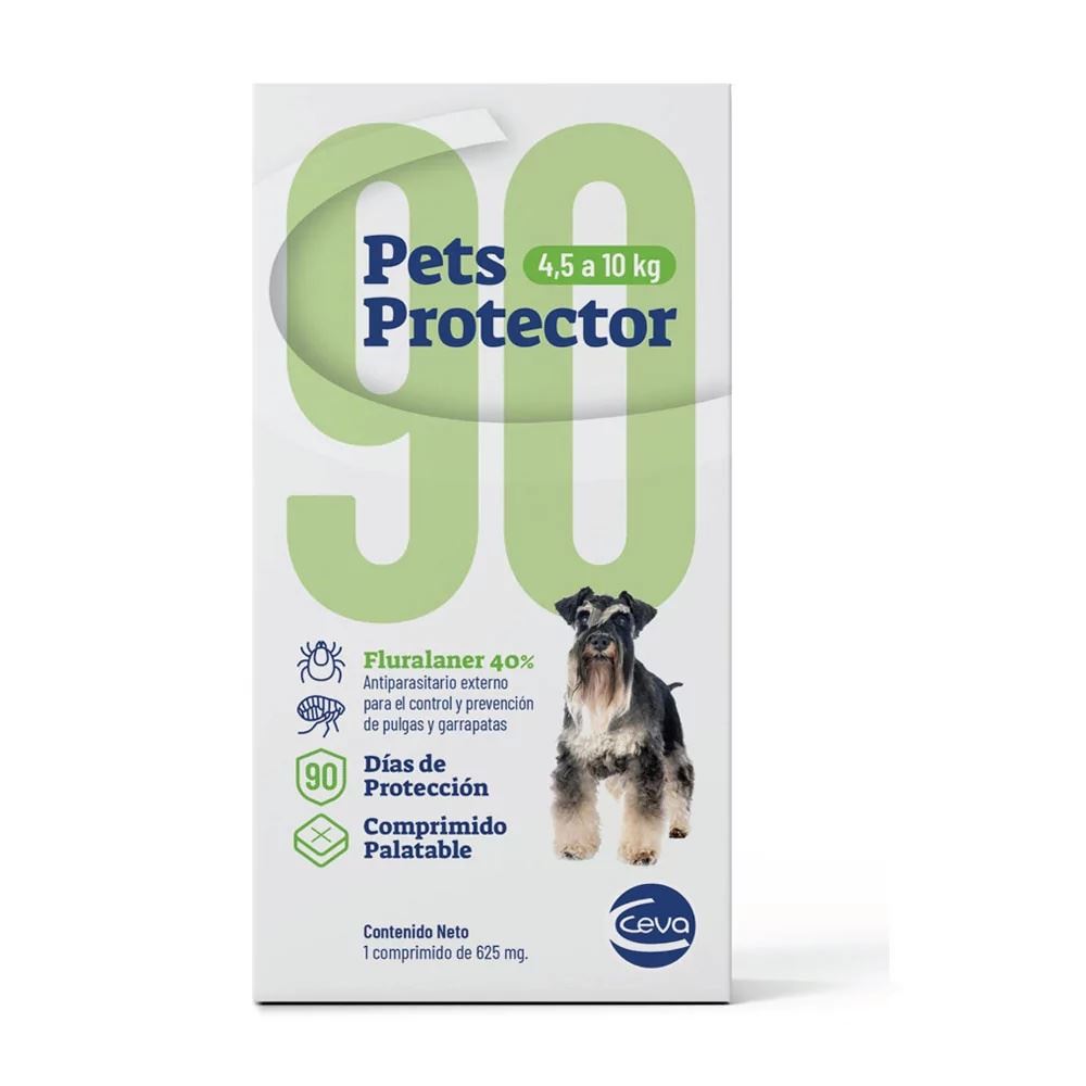 Pastilla Antipulgas Pets Protector para perros de 4.5 a 10 kg
