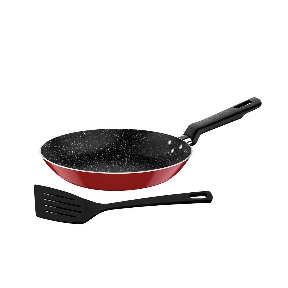 Sartén Roch-Loreto 24 cm Rojo con Espátula- 75145806