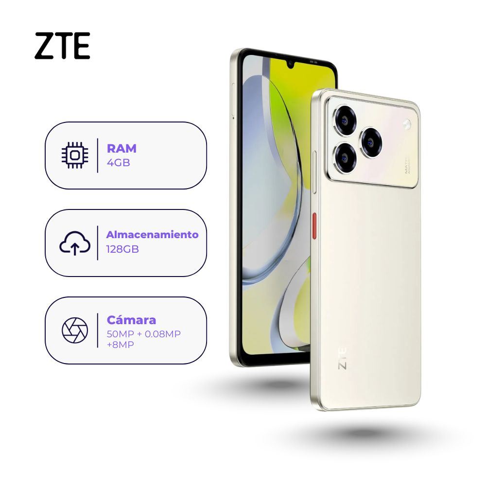 ZTE Blade A56 Pro 128GB 4GB Ram Dorado