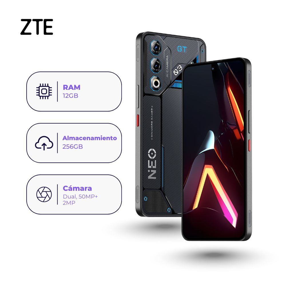 ZTE Nubia Neo 3 GT 5G 256GB 12GB Ram Gris oscuro