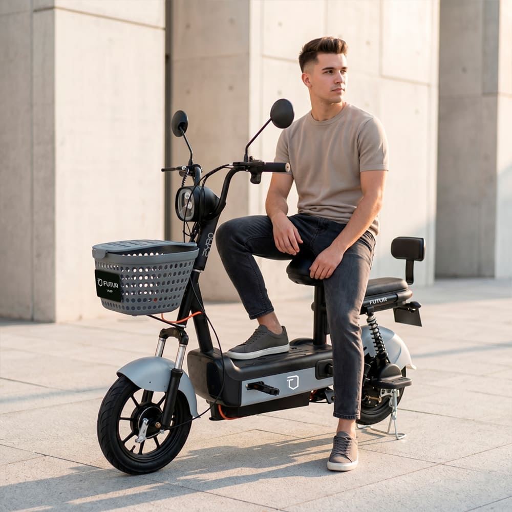 Bicimoto Electrica Futur Zyro Gris Mate