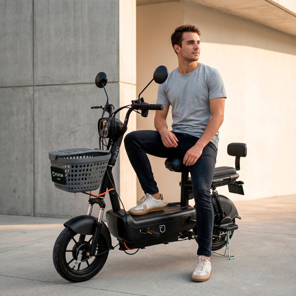 Bicimoto Electric Futur Zyro Negro Mate